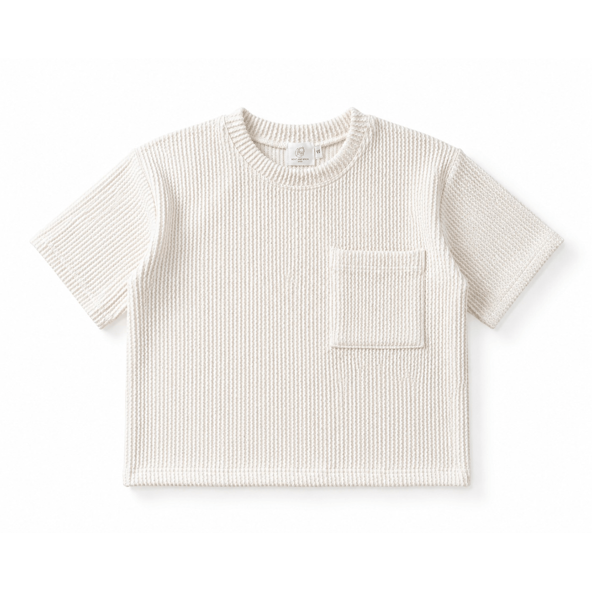 KIDS - Wavy Rib Oversized Tee - Pre-Order Only